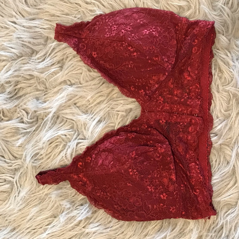 Red Lace Bralette